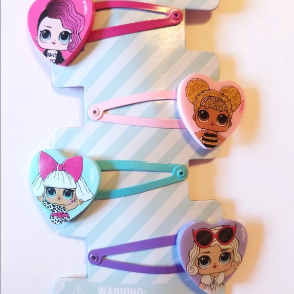 LOL SURPRISE DOLLS HAIR SNAP CLIPS - Picture 2 of 6